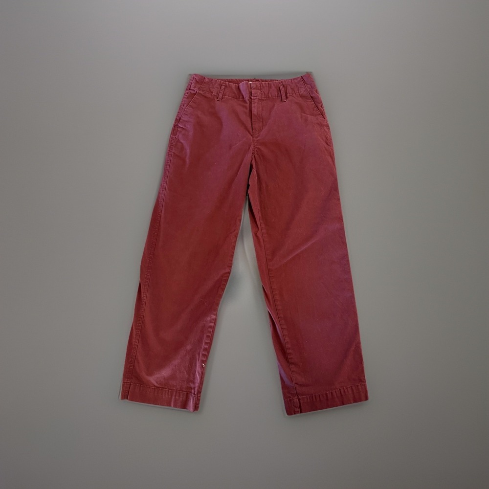 A New Day plum colored slacks trousers pants, clasp closure, women's 8